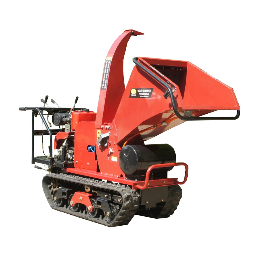tree stump chipper with crawler
