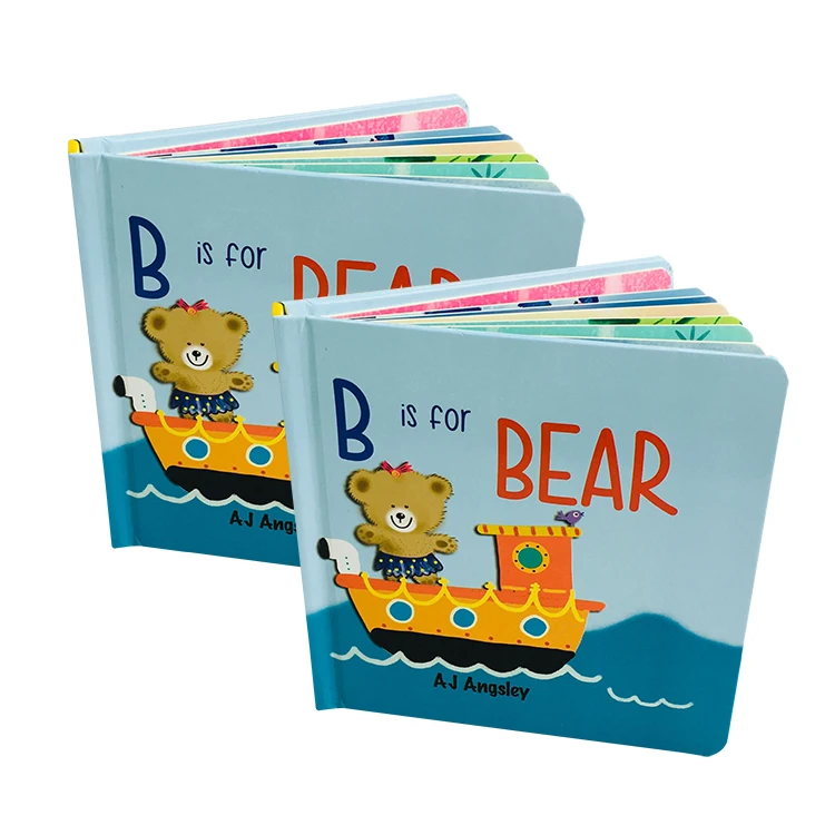 
Custom Printing Thick Paper Recordable Hardcover English Story Children Book 