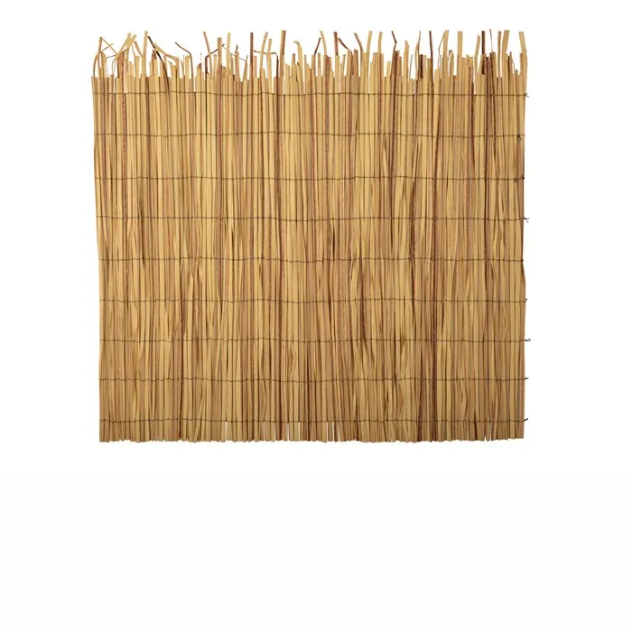 Artificial Garden Decor Plastic PP Fiber Reed Shape Fence