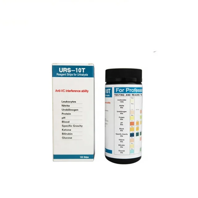 Medical diagnostic urinalysis strip 10 parameters urine strip