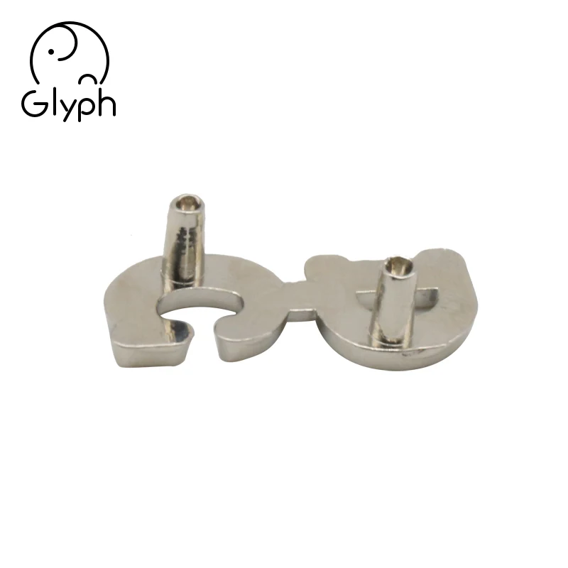 Clothing Hardware accessories custom metal logo label tag, brand label sticker name plate for bags