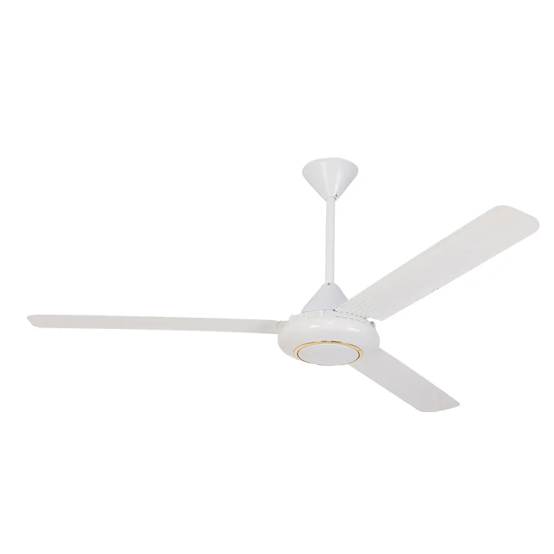 Quality assurance dc ceiling fan white three metal blades 56 inch Electric Power Ceiling Fan
