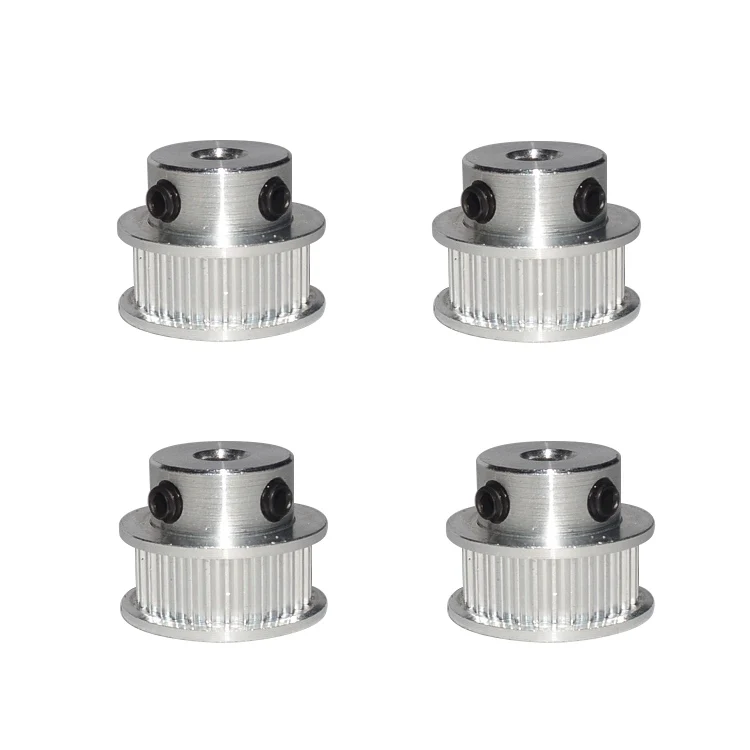 GIULY Aluminum 30 Teeth GT2 Timing Belt Pulley Bore 5mm / 6mm / 6.35mm /8mm