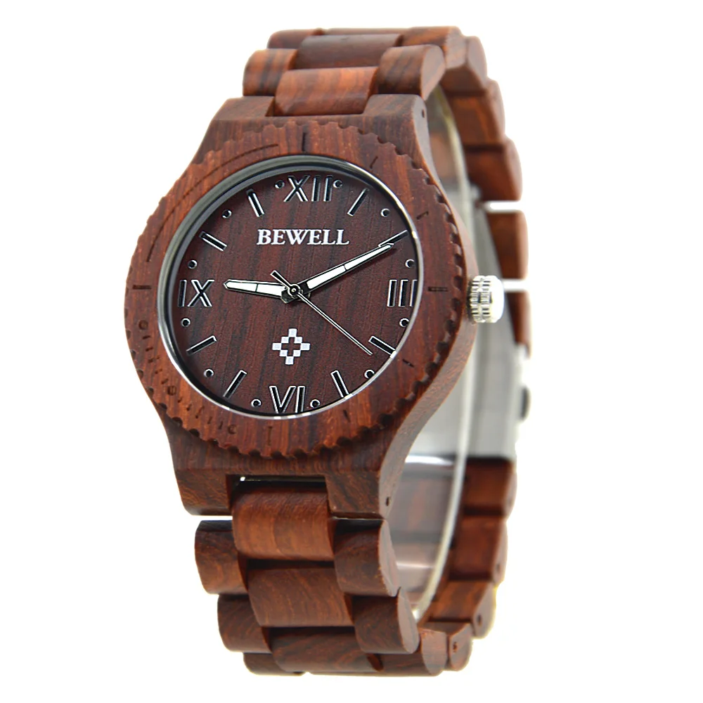 Most Popular bewell wood watch for man in stock