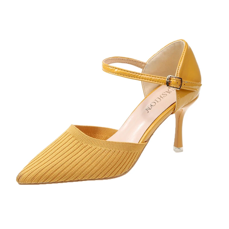 women Stiletto candy color fashionable lady pointed toe high heel sandals base pump shoes