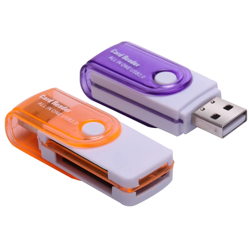 Factory Prices promotional logo printing all in one memory sd card reader cheaper
