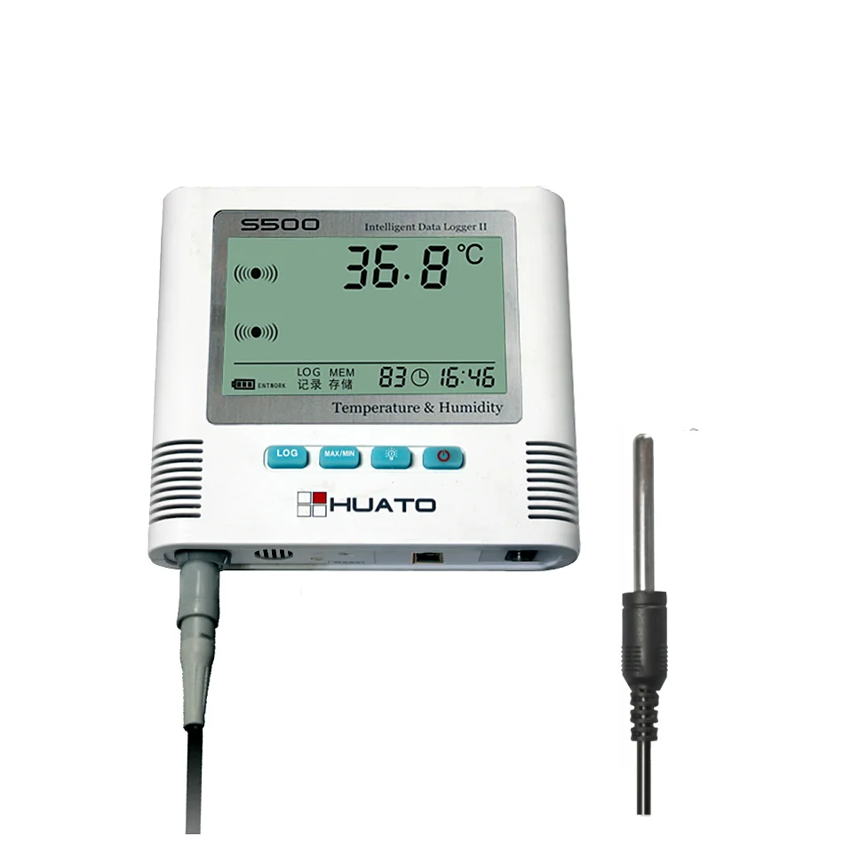 SMS Temperature Logger/SMS Temperature Monitor/GSM Alarm Data Logger HUATO S500-DT-GSM