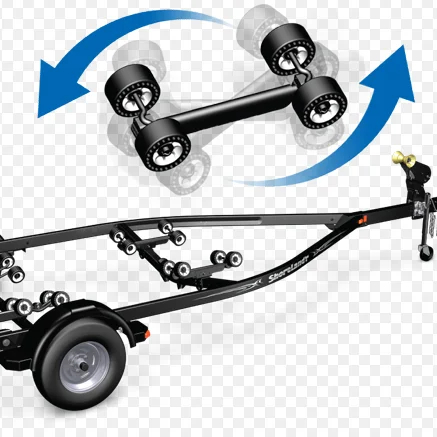 2019 new model Factory and Manufacturer Supply galvanized boat trailer with steel