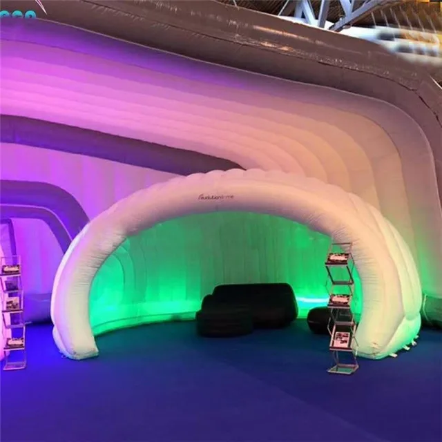 Best selling air tent Lighting inflatable Concert Stage Cover tent,  Advertising inflatable led light display tent