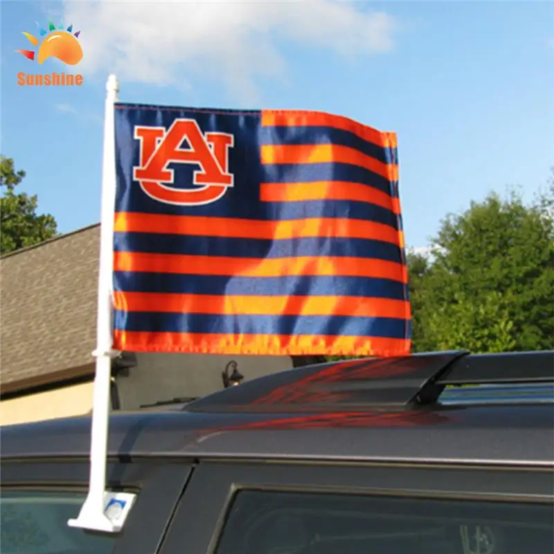 Оптовая продажа магнитный Автомобильный флаг Крытый используя баннер флаг для окна автомобиля с зажимом c флагом