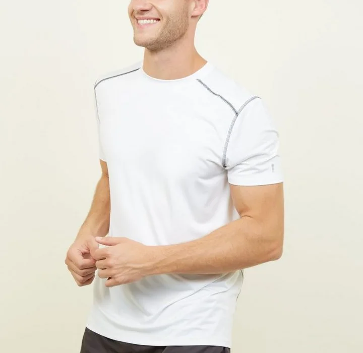 Custom High Quality Wholesale  95% Cotton 5% Spandex Gym Mens T Shirt