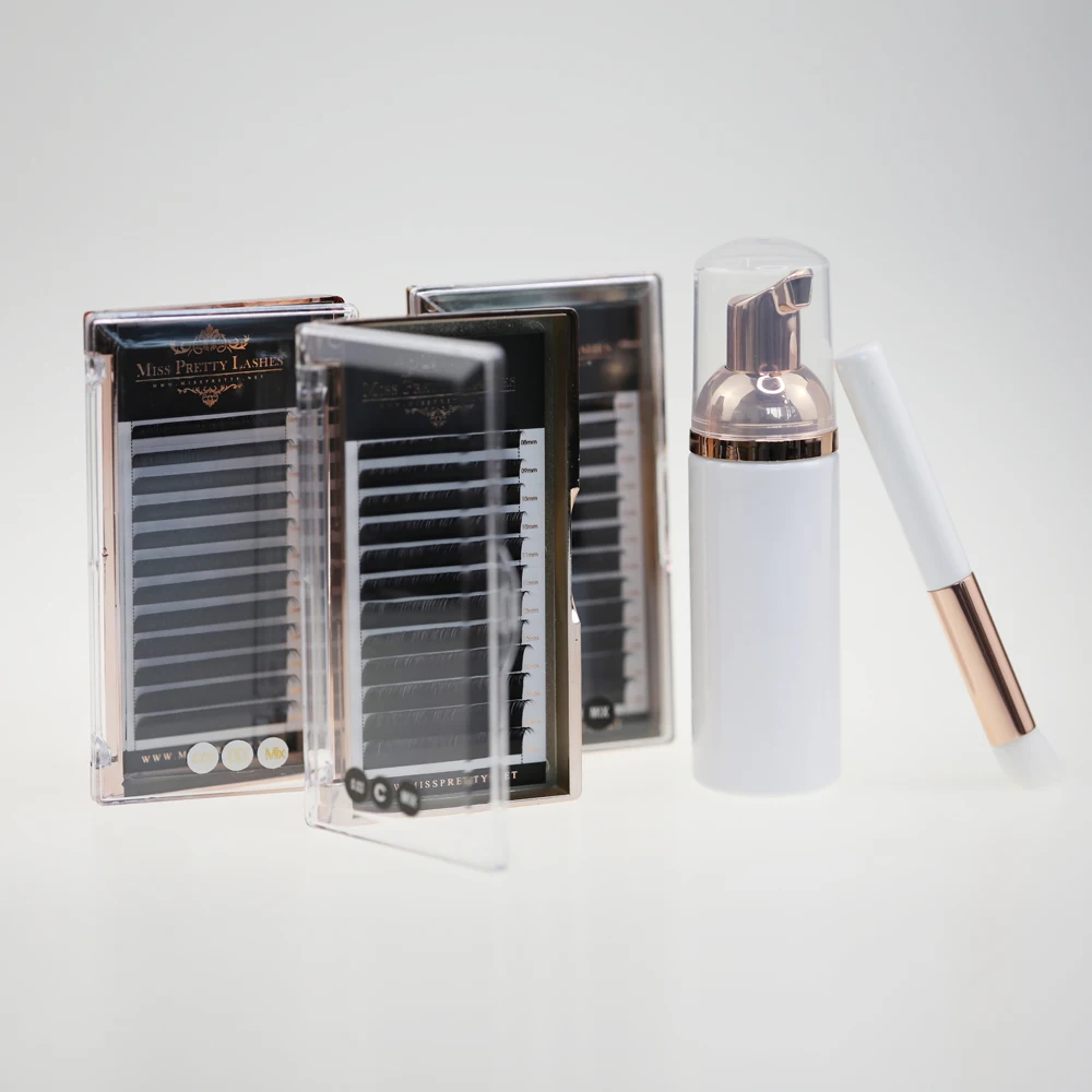 private label eyelash extension foam cleanser