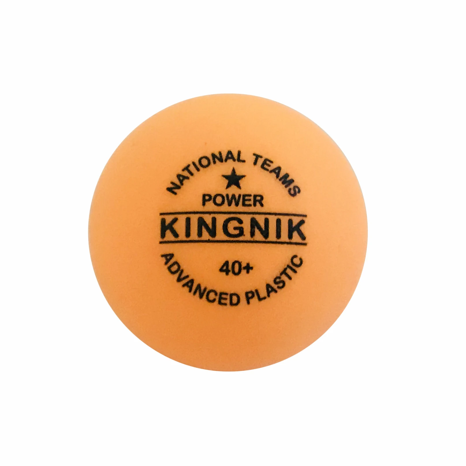 
New! KINGNIK table tennis ball national teams 1 Star power 40+ plastic white (customized logo) 