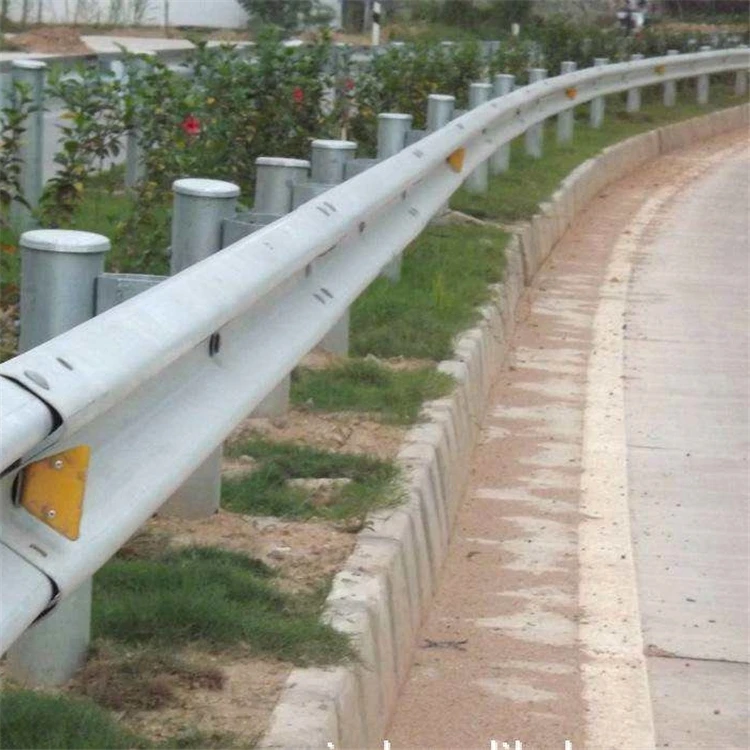 Long service time anti-crash roadside safety highway galvanized w-beam crash barrier for sale