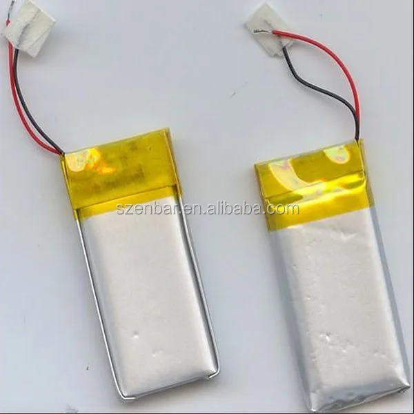 Disposable Lithium Manganese Soft Pack Battery 3V 1400mAh Lithium Ion Cell Battery for Active 3D Glasses CP403742