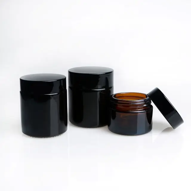 Лидер продаж на Amazon, герметичная банка для сохранения сорняков с защитой от запаха, УФ-бутылка 50 г, 80 г, 100 г, 3 унции, 6 унций