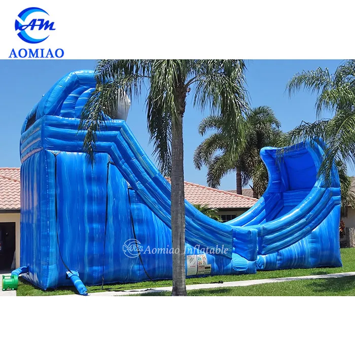Durable commercial grade giant adult inflatable water slides surfing inflatable slide for sale