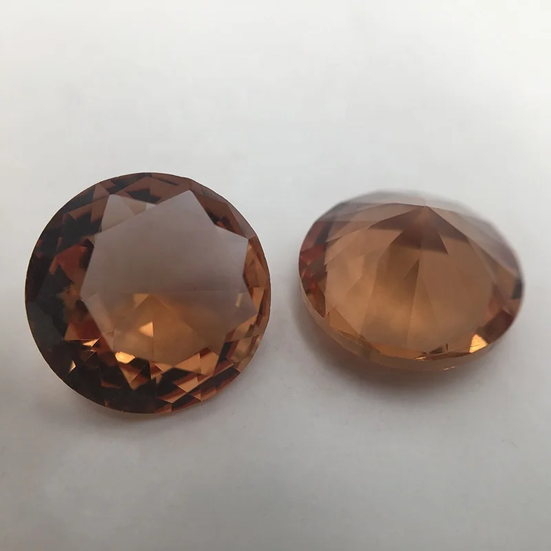 Wholesale Change Color According to Different Light Round Glass Loose Gems