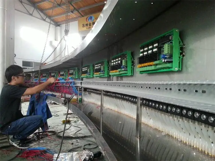 FREE DESIGN Outdoor Movable Swimming Pool Digital Water Curtain