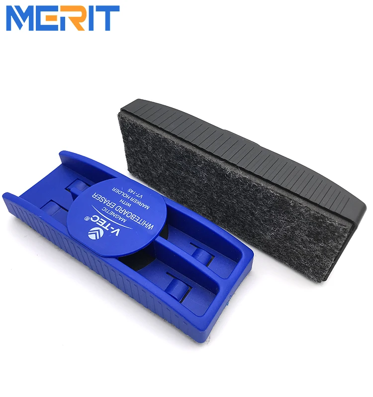 Пластиковый корпус на заказ eva Магнитный фетр сухой стереть whiteboard ластик с держателем ручки