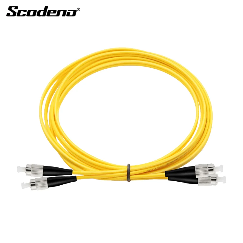 Scodeno оптовая продажа одиночный режим двойного Core Ethernet волокна соединительных кабелей