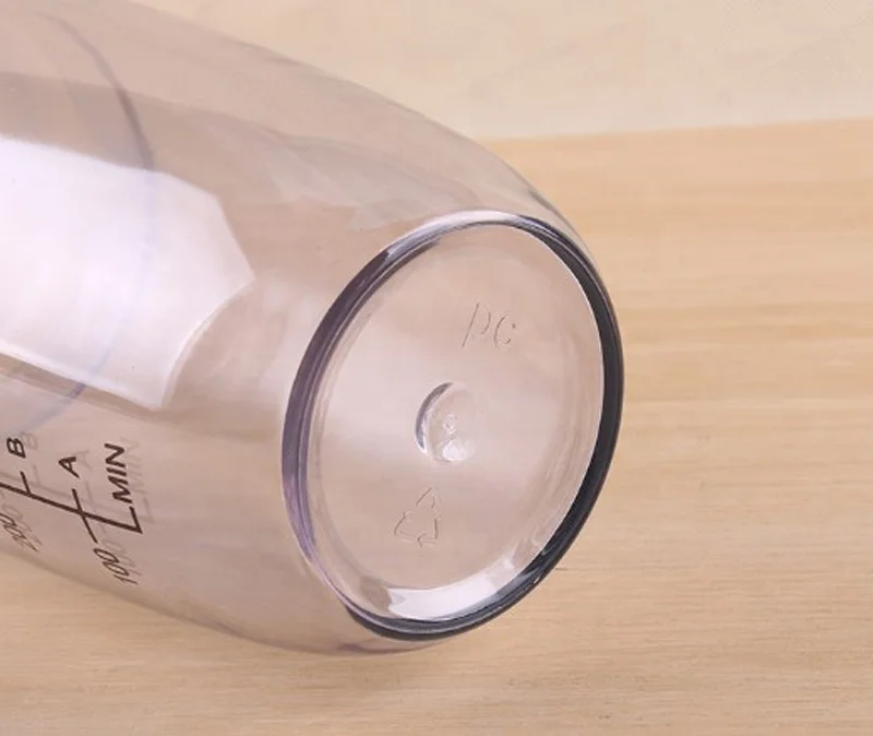 530ml plastic cocktail shaker cup 530cc bar shaker