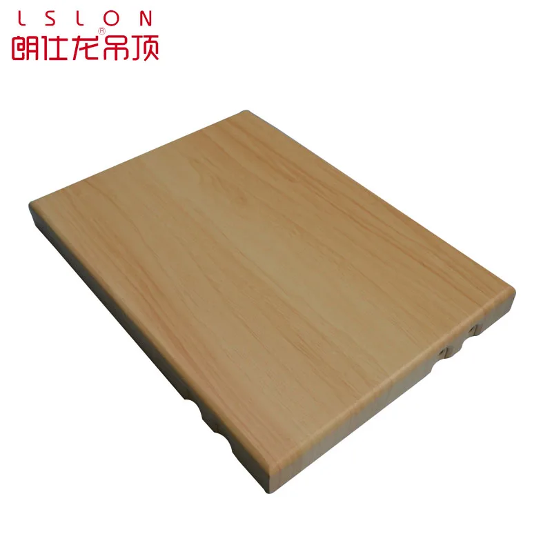 wood grain of indoor and outdoor aluminum curtain wall