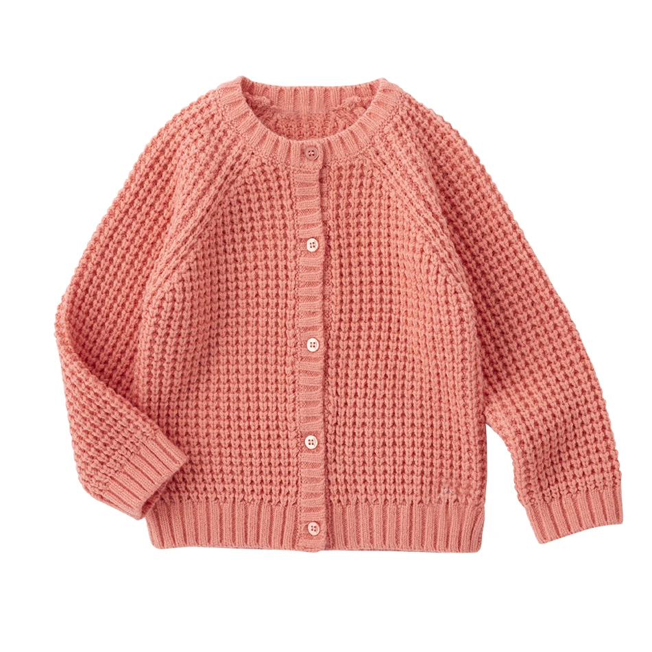 Basic style kids cardigan factory fashionable girls sweater design