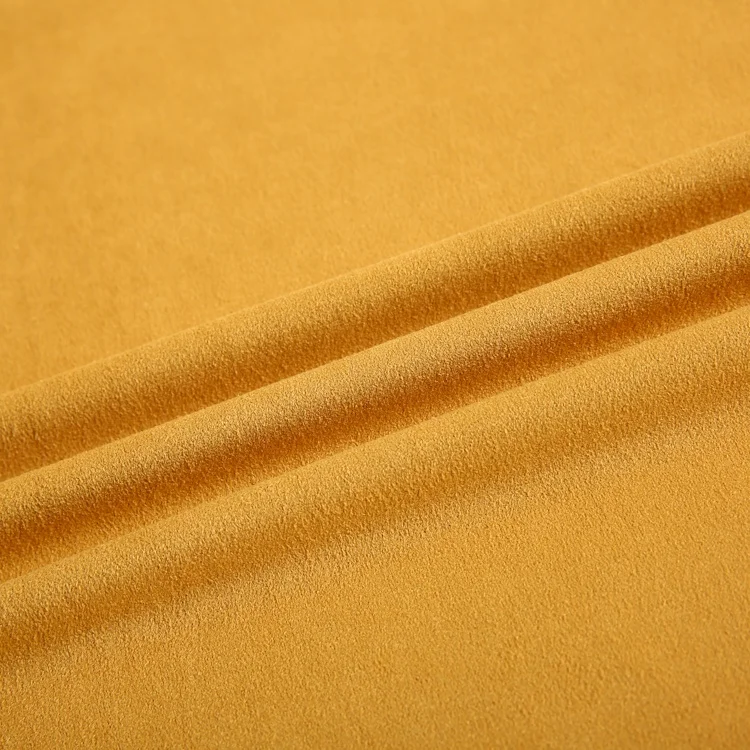 
 Сделать на заказ, тянущаяся в 4 направлениях, кирпечей из глины Вязание микро замшевая ткань для женских платьев  