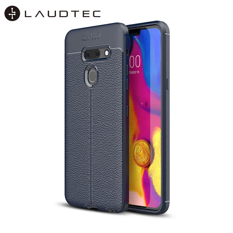 Laudtec личи Кожа Pattern ТПУ задняя крышка телефона чехол для LG G8 ThinQ