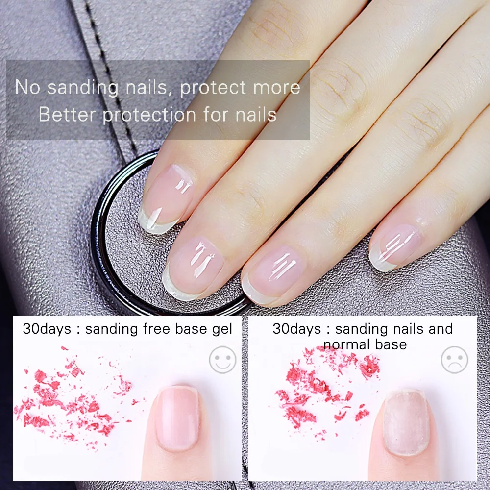 no need sanding base Sanding free base gel 12ml  from factory nail uv gel