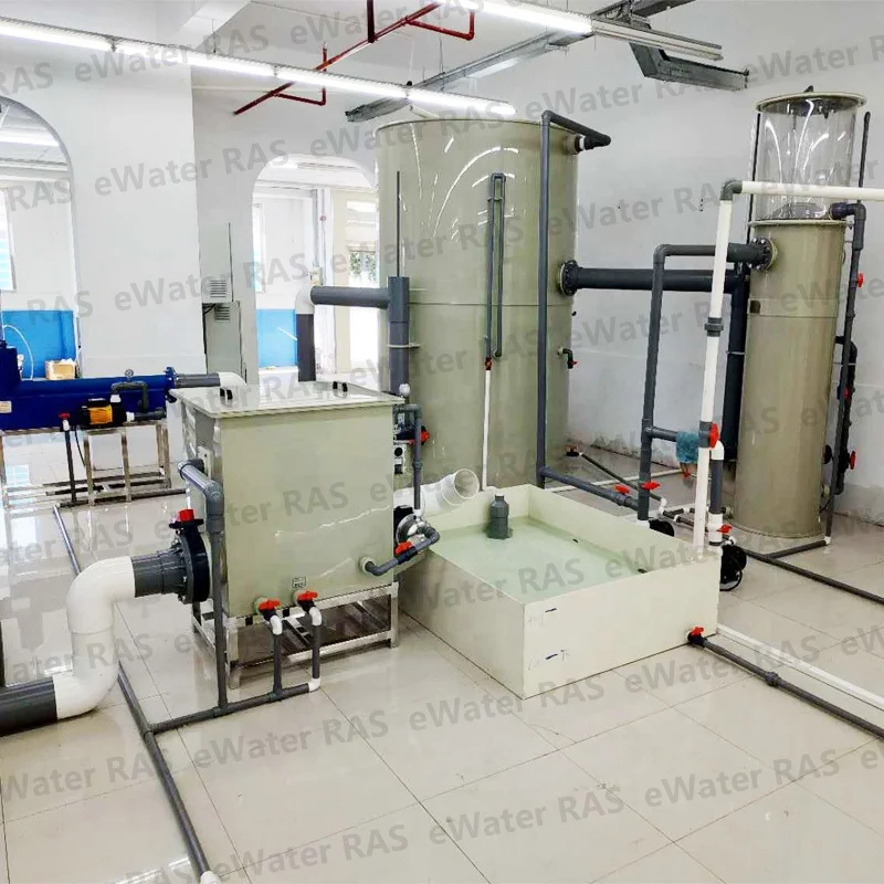 Aquaculture water treatment equipment for indoor intensive Recirculating Aquaculture Systems fish farming