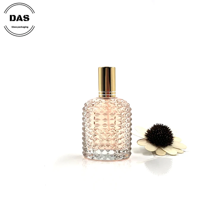 
Competitive Manufacturer Top 50ml Perfume Glass Bottle square perfume bottle 