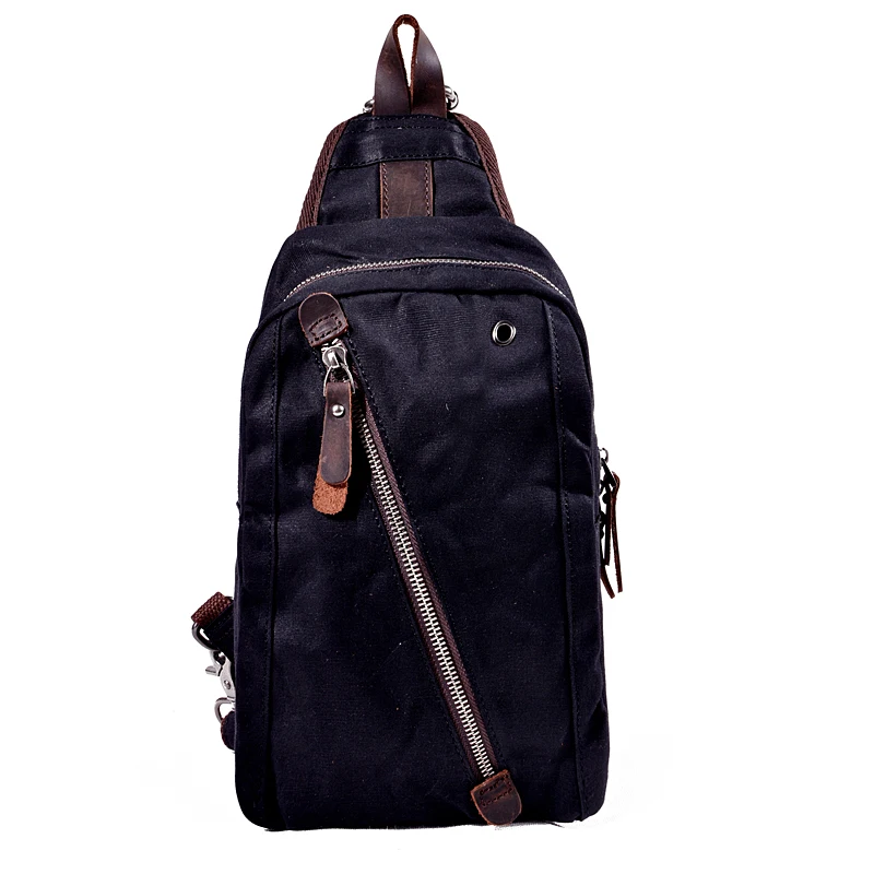 canvas shoulder bag  large capacity male bag single breast bag