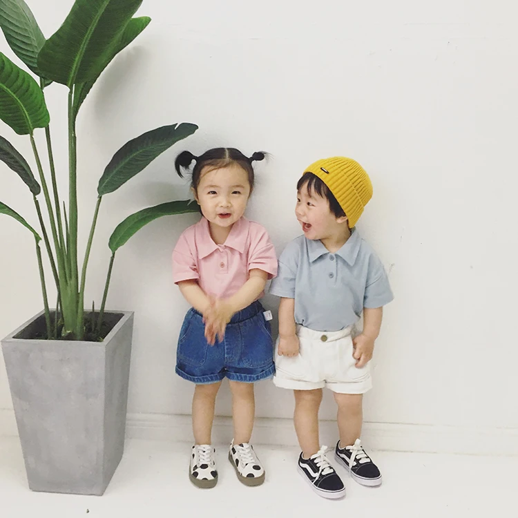 
Q2-baby Wholesale Custom Boys Girls Summer Clothes Short Sleeves Cotton Baby T-Shirt 