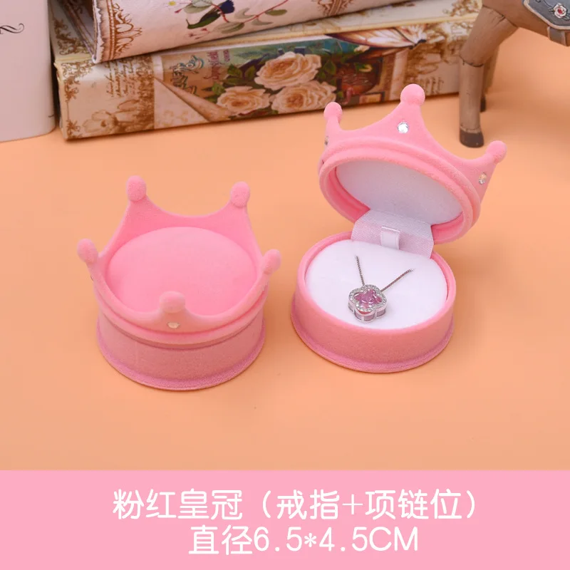 2023 crown  jewelry gift  velvet  box packaging