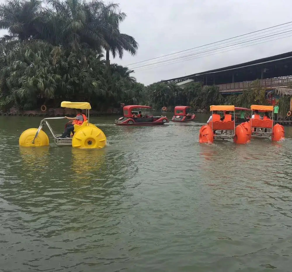 FRP water sports water tricycle salt water pedal boat