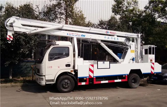 Electrical work height 10-18m insulated bucket trucks