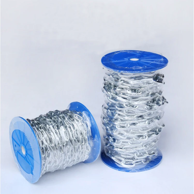 Производство оцинкованной стальной звеньевой цепи хорошего качества