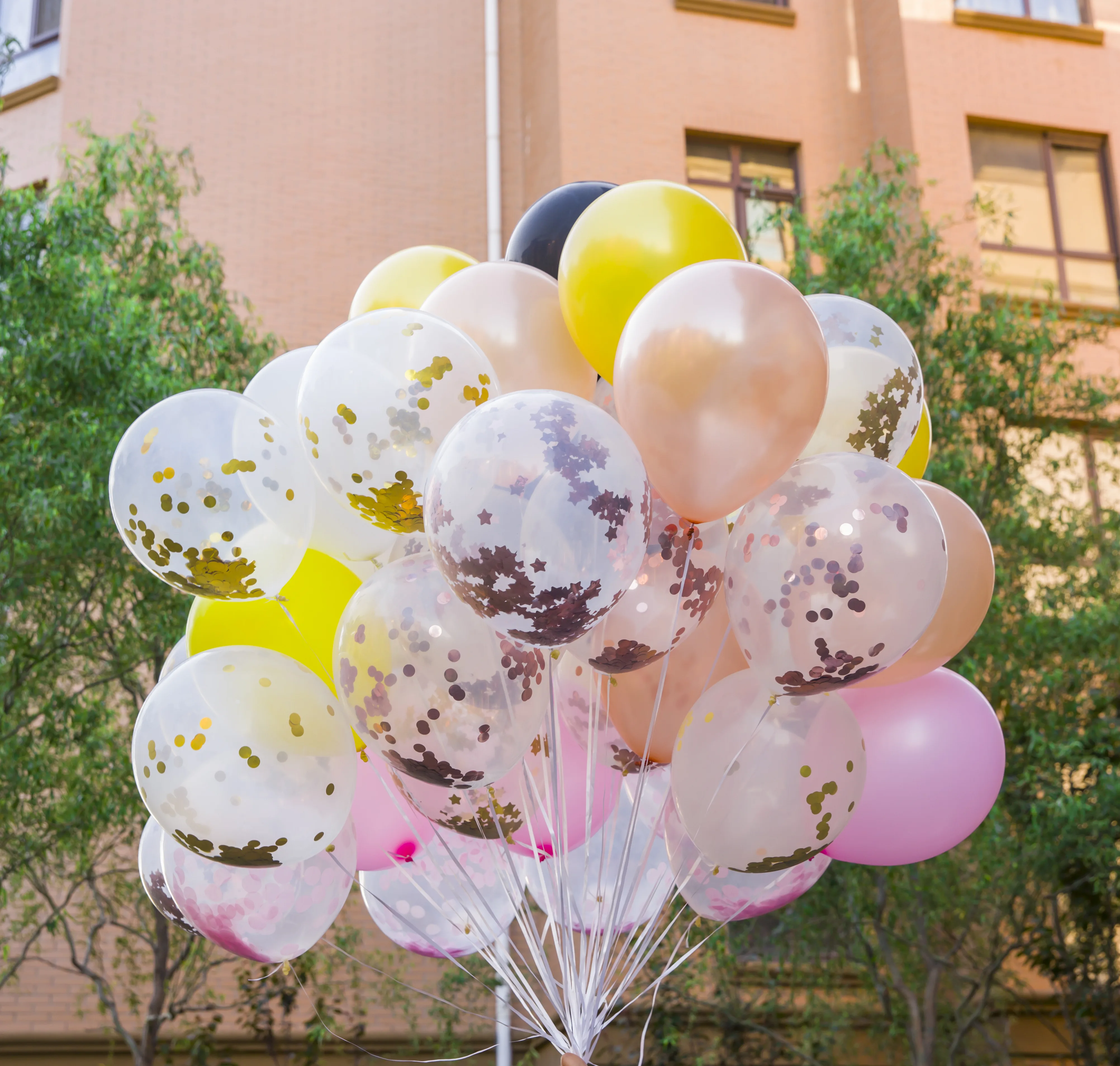 Горячие продажи красочные конфетти из блесток воздушные шары на день рождения вечерние декор из латекса