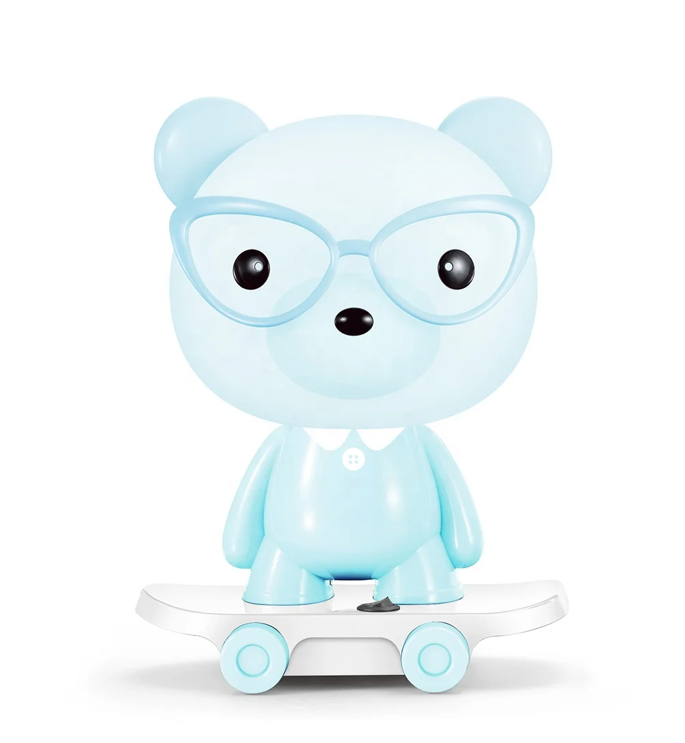 Small size BB bear night light eye protection children bedside lamp