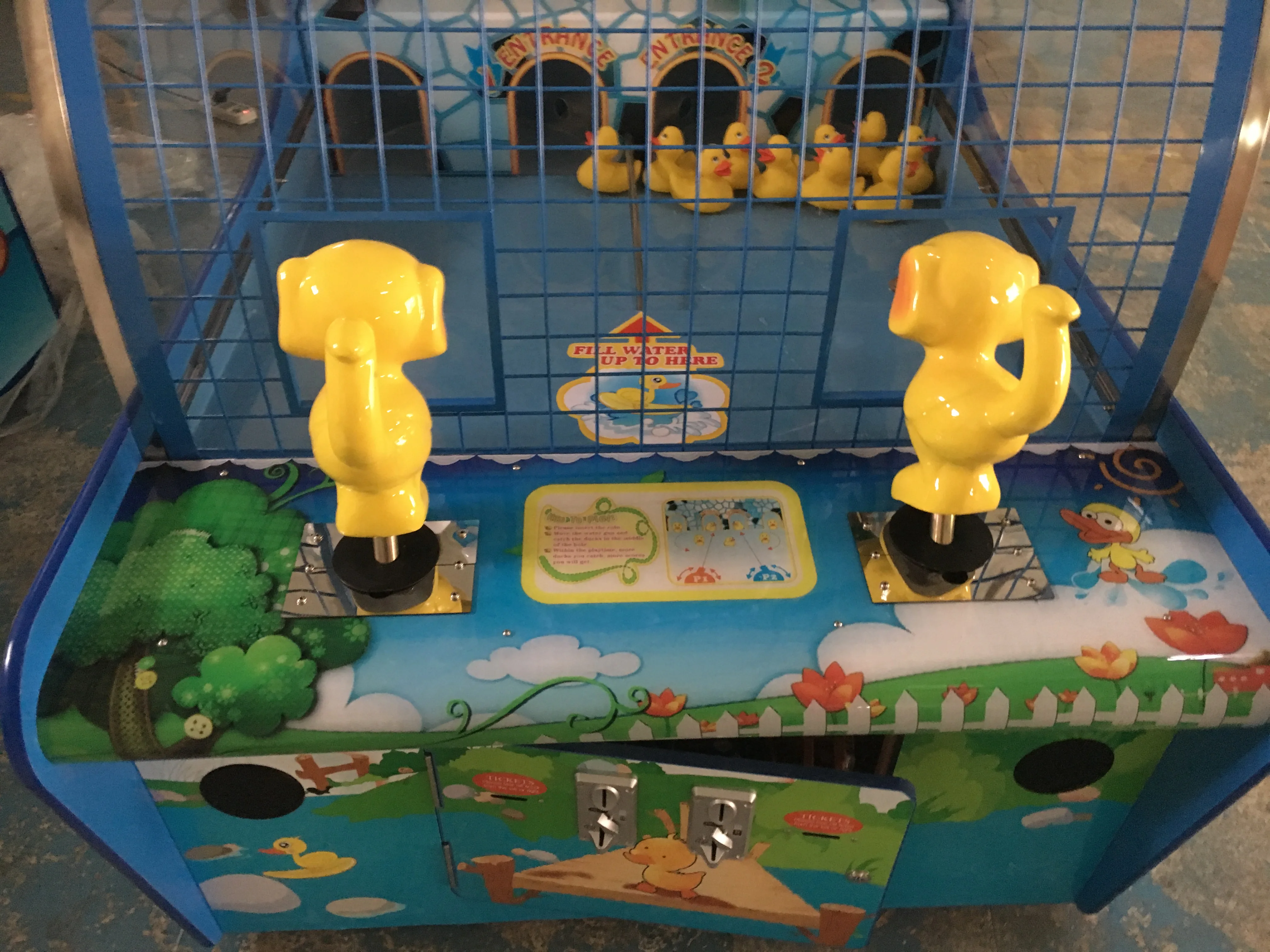 Новые монетные аркадные игры для помещений спортивные аттракционы высокая прибыль милая утка детские игровые автоматы водной стрельбы на продажу