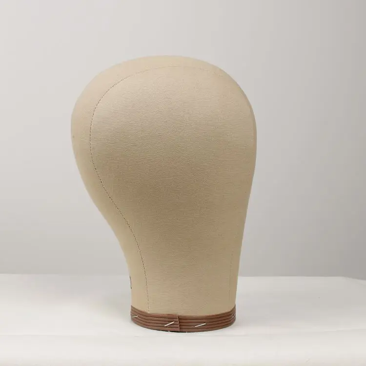 Голова манекена из пробковой холщовой ткани, 19-24 дюйма, 100% дюйма, с отверстием для крепления 22 дюйма