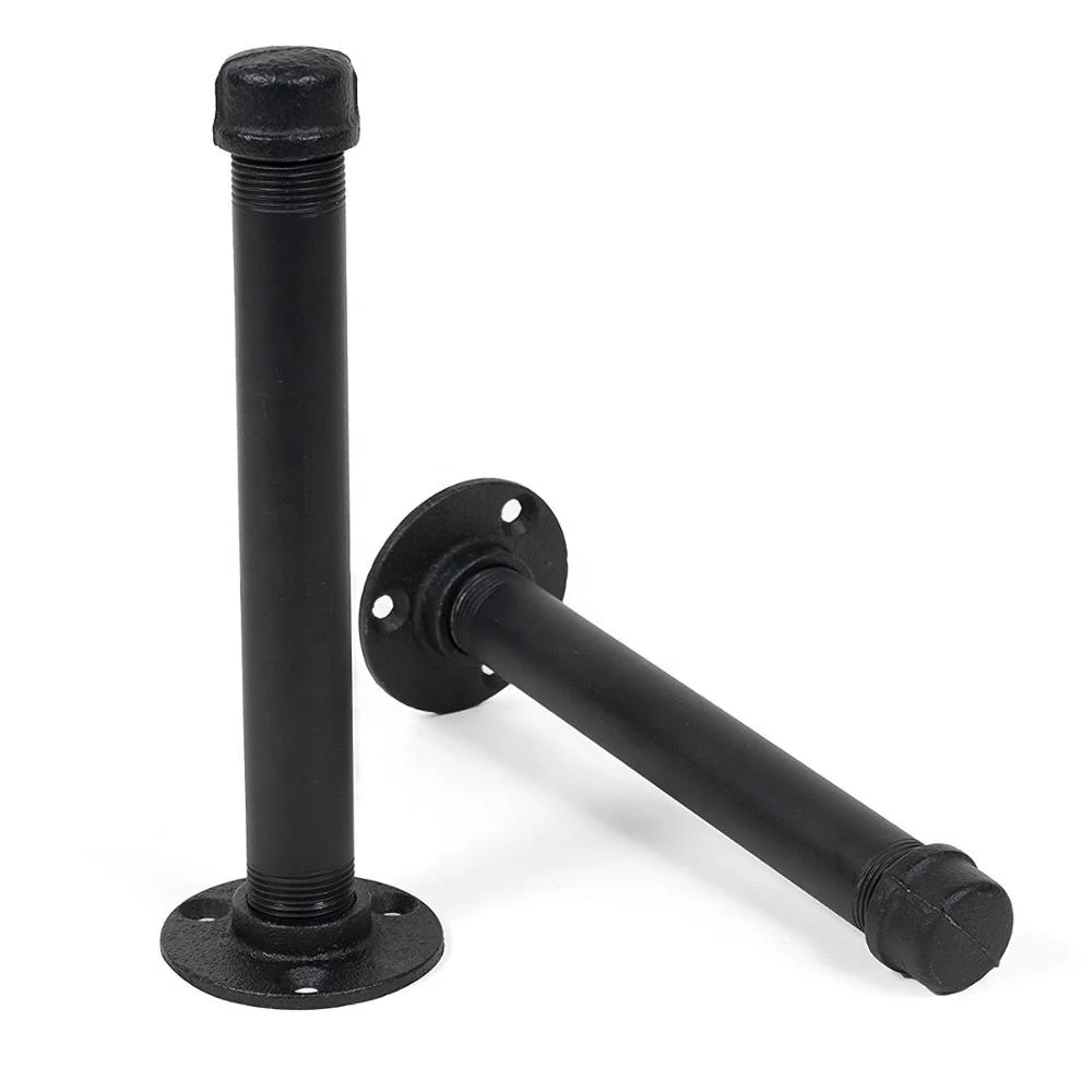 
Retro Black Iron Industrial Mounting Pipe Shelf Bracket Holder S/M/L Brackets Wall Floating Shelf Home Decor Storage 