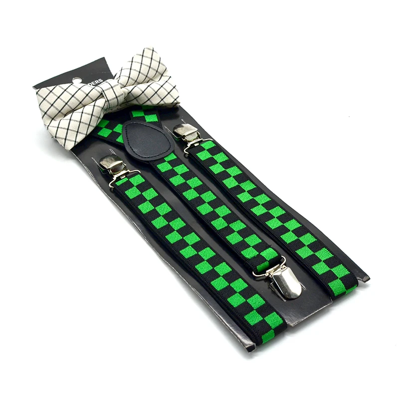 Оптовая Продажа Подтяжки для женщин галстук бабочка набор для мужчин дешевые Brace Высокое качество Y форма 3 зажимы взрослых размеры