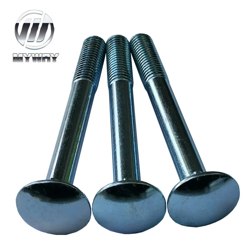 Заводская цена, болт каретки din603 сине-белый оцинкованный