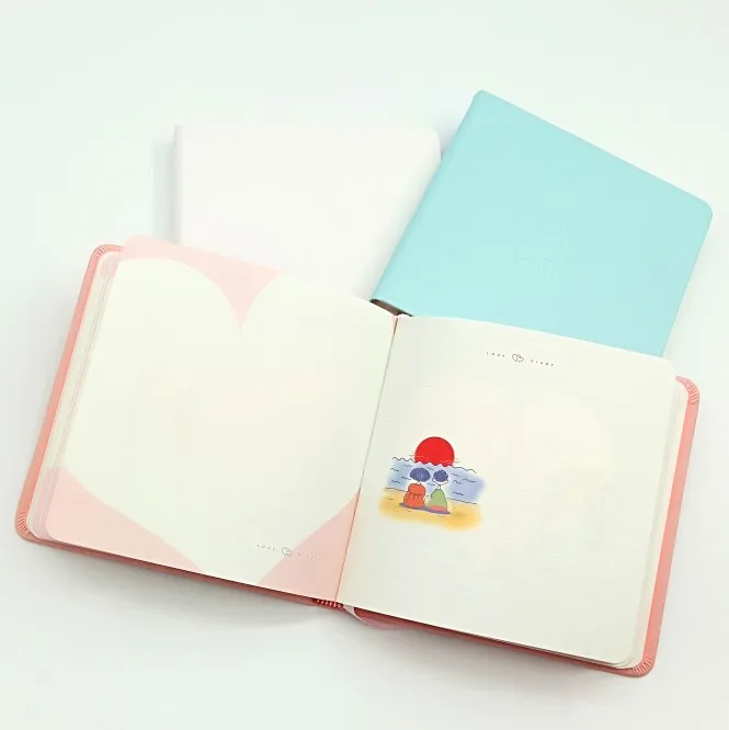
note book set with 3 packs 80 sheets lock diary notebook pu leather 12 multi subject notebook 