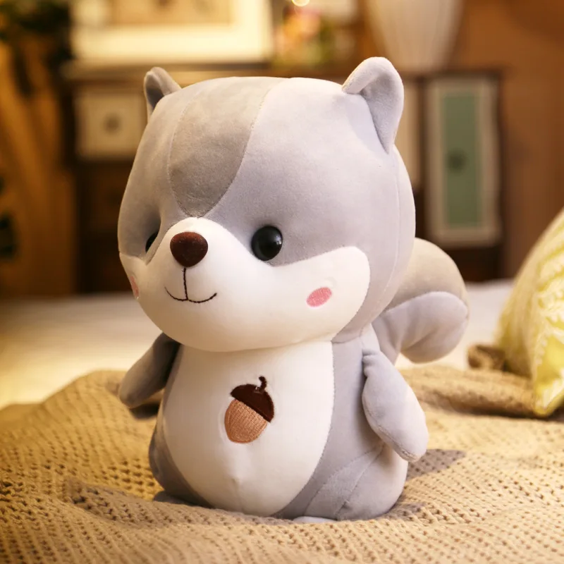 
Cute Little Squirrel Soft Cotton Doll Hamster Doll Plush Toy For Baby Gift 