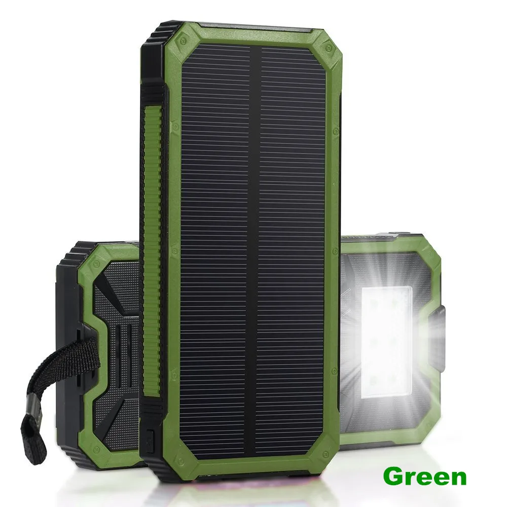PowerGreen портативный супер быстрый Солнечный мобильный телефон зарядное устройство 15000 мАч Мини дный батарей со