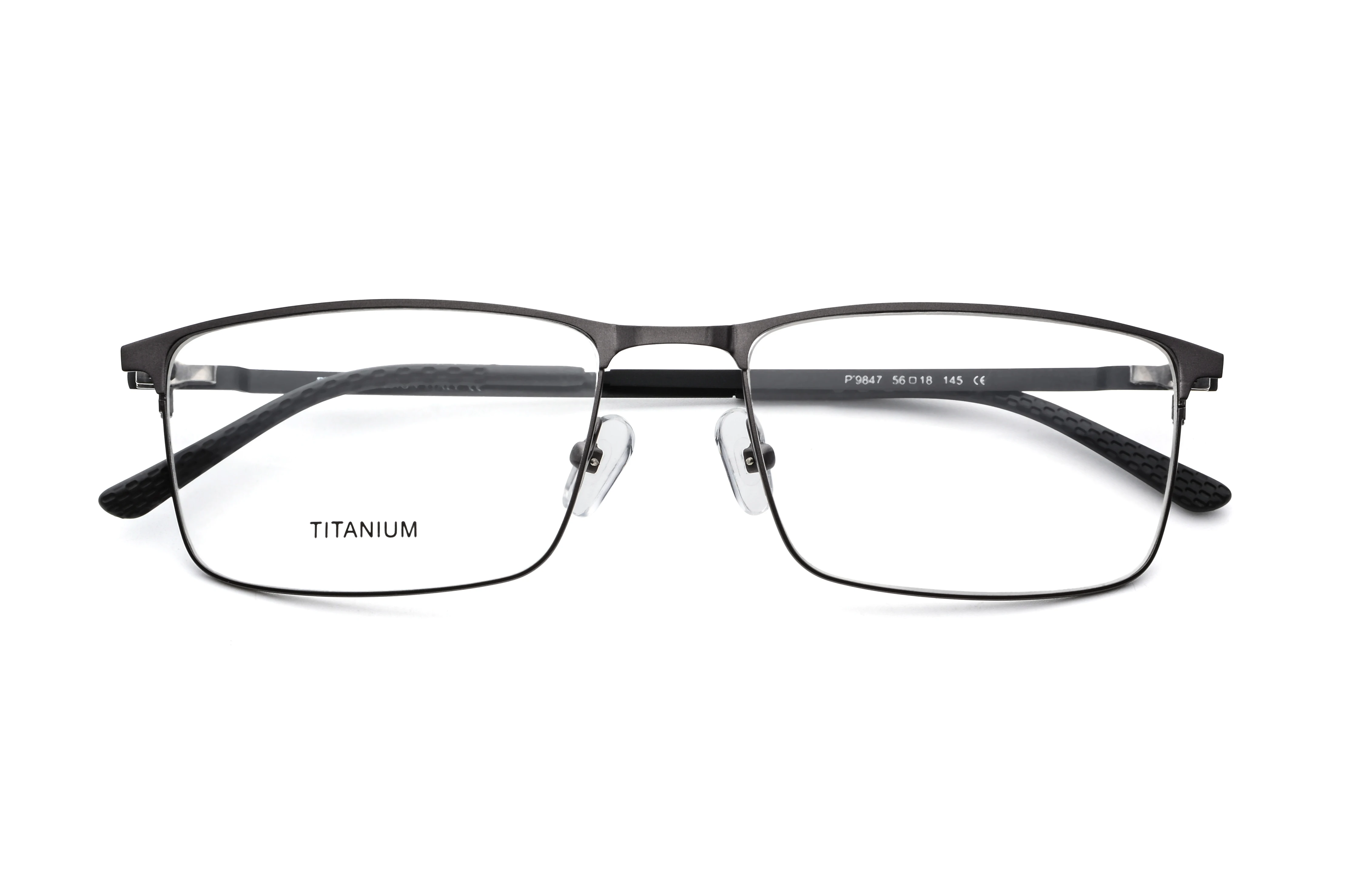 High End Custom Painting Italian Eye Glasses Frames Air Titanium Eyeglass Optical Frames CE for Men